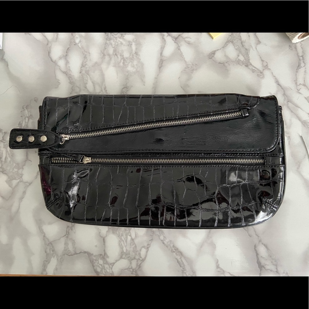 Chinese Laundry oversized leather clutch